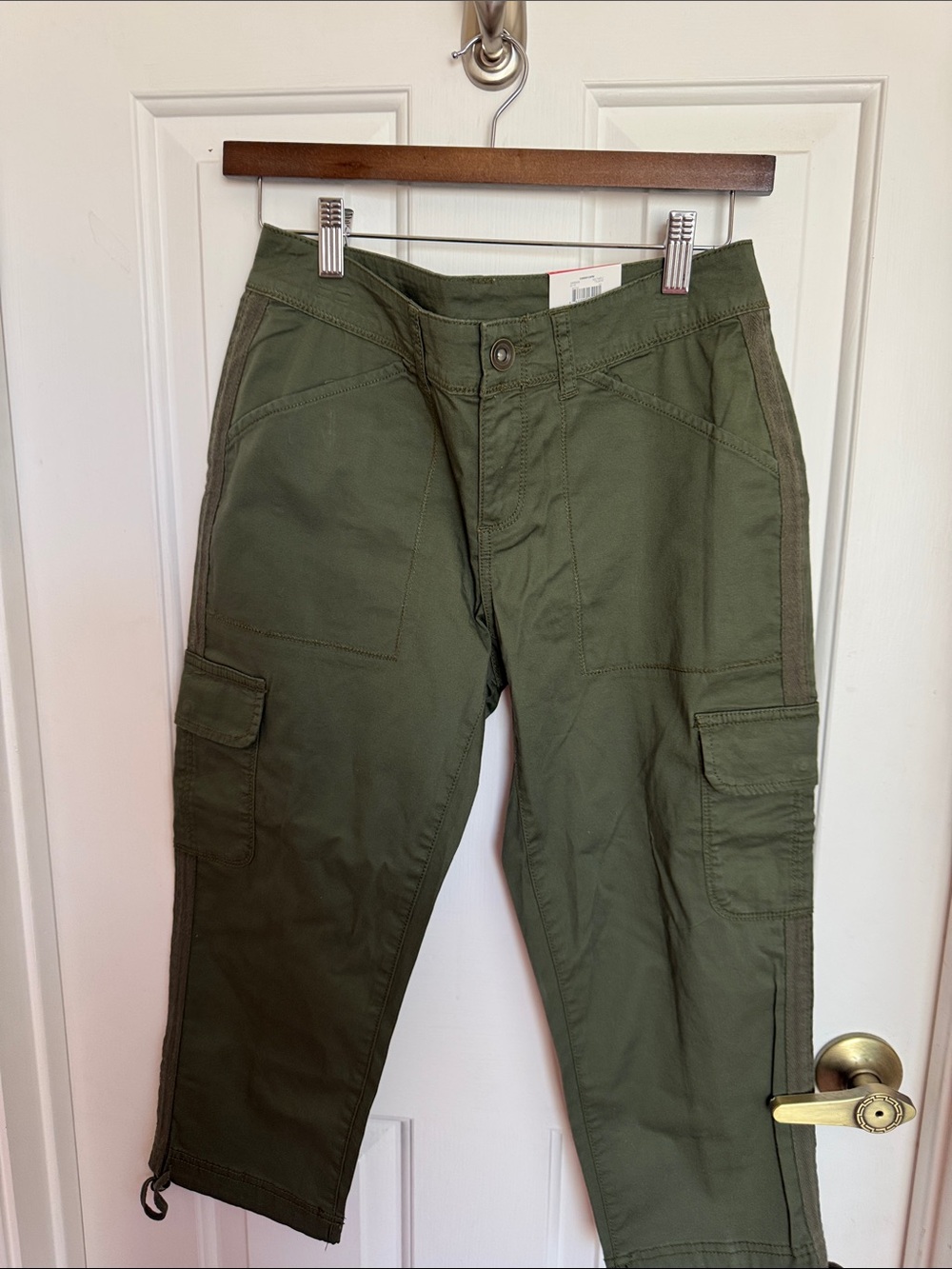 Men's Olive Cargo Pants - Brand Unknown